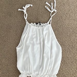 White Brandy Melville Crop Top